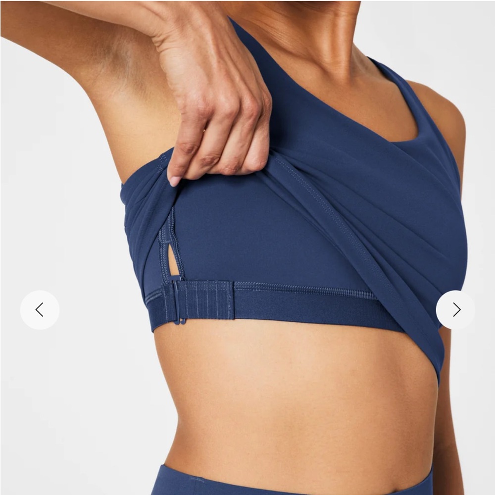 NWT Spanx Get Moving Shelf Tank - Deep Azure - Size Medium - Picture 7 of 10